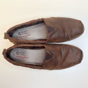 Bobs Brown Faux Leather Loafers